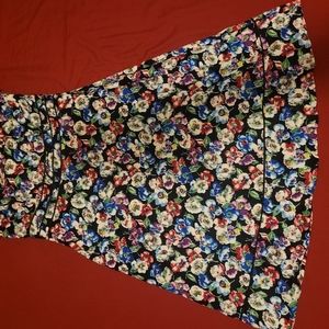 FINAL PRICE! Strapless floral dress